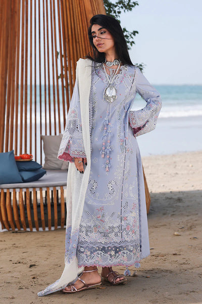 03-Piece Lawn Suit With Chikankari Embroidery - Ready To Wear