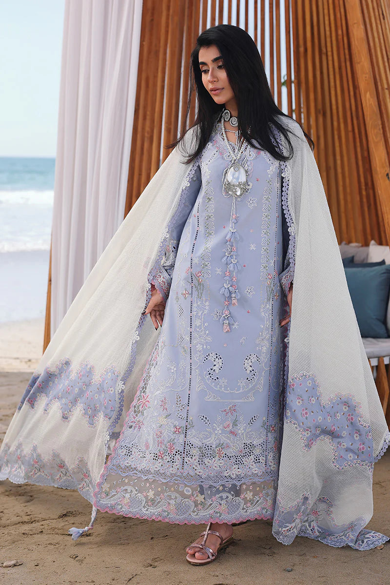 03-Piece Lawn Suit With Chikankari Embroidery - Ready To Wear