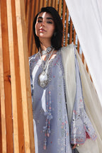 03-Piece Lawn Suit With Chikankari Embroidery - Ready To Wear