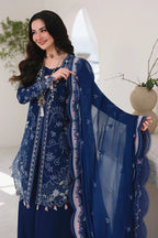 Midnight Navy - 3 Piece Embroidered Lawn | Ready To Wear
