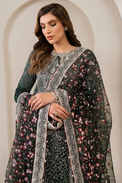 03-Piece Chiffon Suit With Heavy Embroidery - Ready To Wear