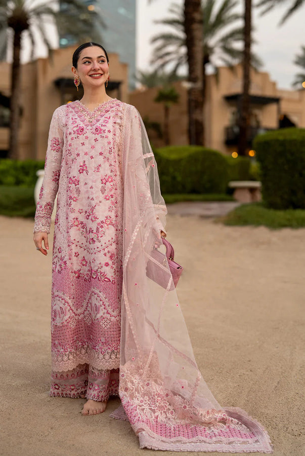 Blush Pink - Embroidered Lawn Suit | Read To Wear