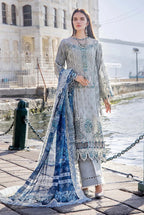 03-Piece Lawn Suit With Chikankari Work | Ready To Wear