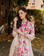 03-Piece Printed Lawn Suit - Ready To Wear