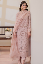 03-Piece Heavy Embroidered Lawn Suit | Ready To Wear
