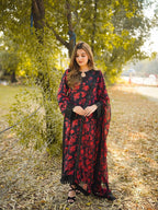 3 Piece Stitched Printed Lawn Suit - Ready To Wear