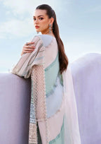 03-Piece Swiss Lawn Suit - Ready To Wear