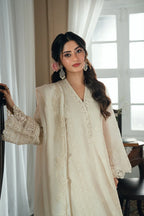 03-Piece Chiffon Suit With Embroidery | Ready To Wear
