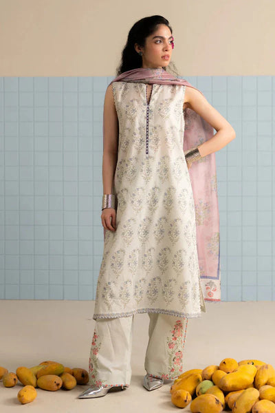 3 Piece Stitched Designer Suit - Ready To Wear
