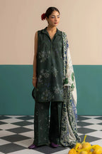 3 Piece Stitched Designer Suit - Ready To Wear