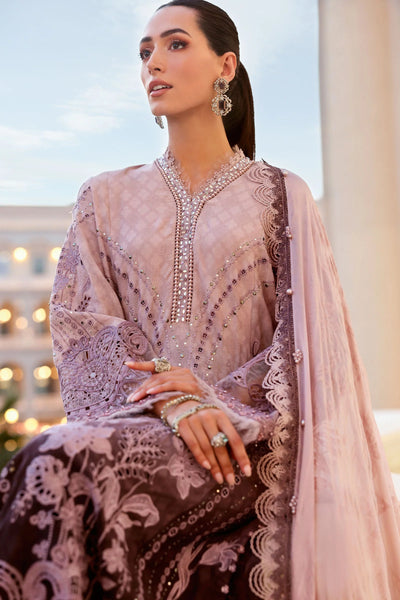 03-Piece Embroidered Printed Chiffon Suit | Ready To Wear