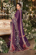 03-Piece Chiffon Suit With Heavy Embroidery - Ready To Wear