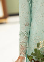Ice Blue Elegance - Embroidered Lawn Suit | Ready To Wear