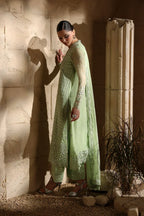 03-Piece Chiffon Suit With Embroidery - Ready To Wear