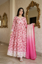 03-Piece Printed Lawn Suit With Embroidery - Ready To Wear