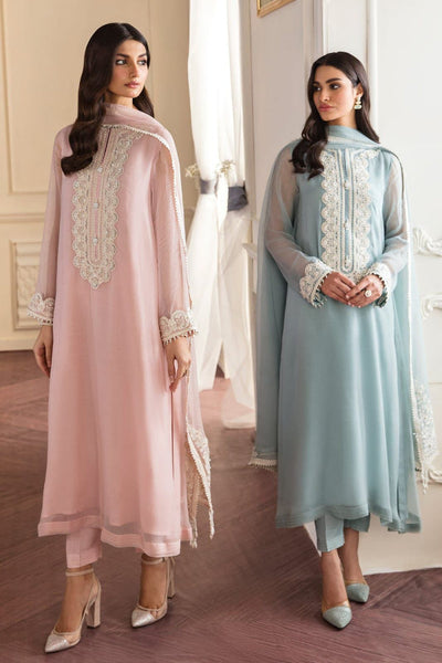 3 Piece Stitched Chiffon Suit - Ready To Wear