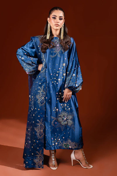 3 Piece Stitched Silk Suit Perfect for Wedding Collection - Ready To Wear