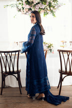 3 Piece Stitched Luxury Chiffon Dress - Ready To Wear