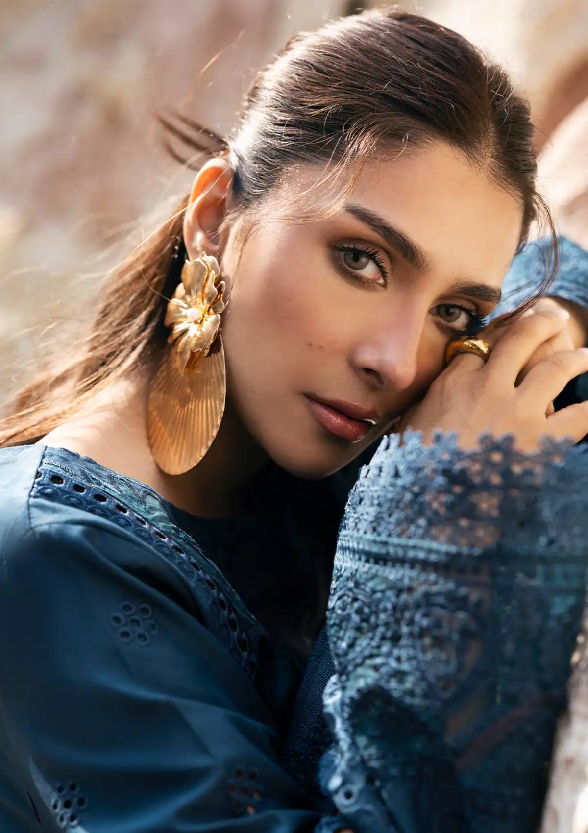 03-Piece Lawn Suit With Embroidery - Ready To Wear