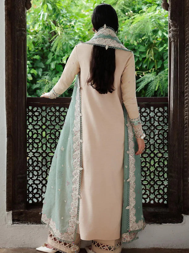 Ivory Sage Chikankari - Lawn Suit With Chikankari Dupatta | Ready To Wear