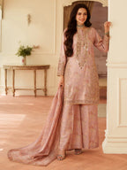 03-Piece Lawn Suit With Embroidery - Ready To Wear
