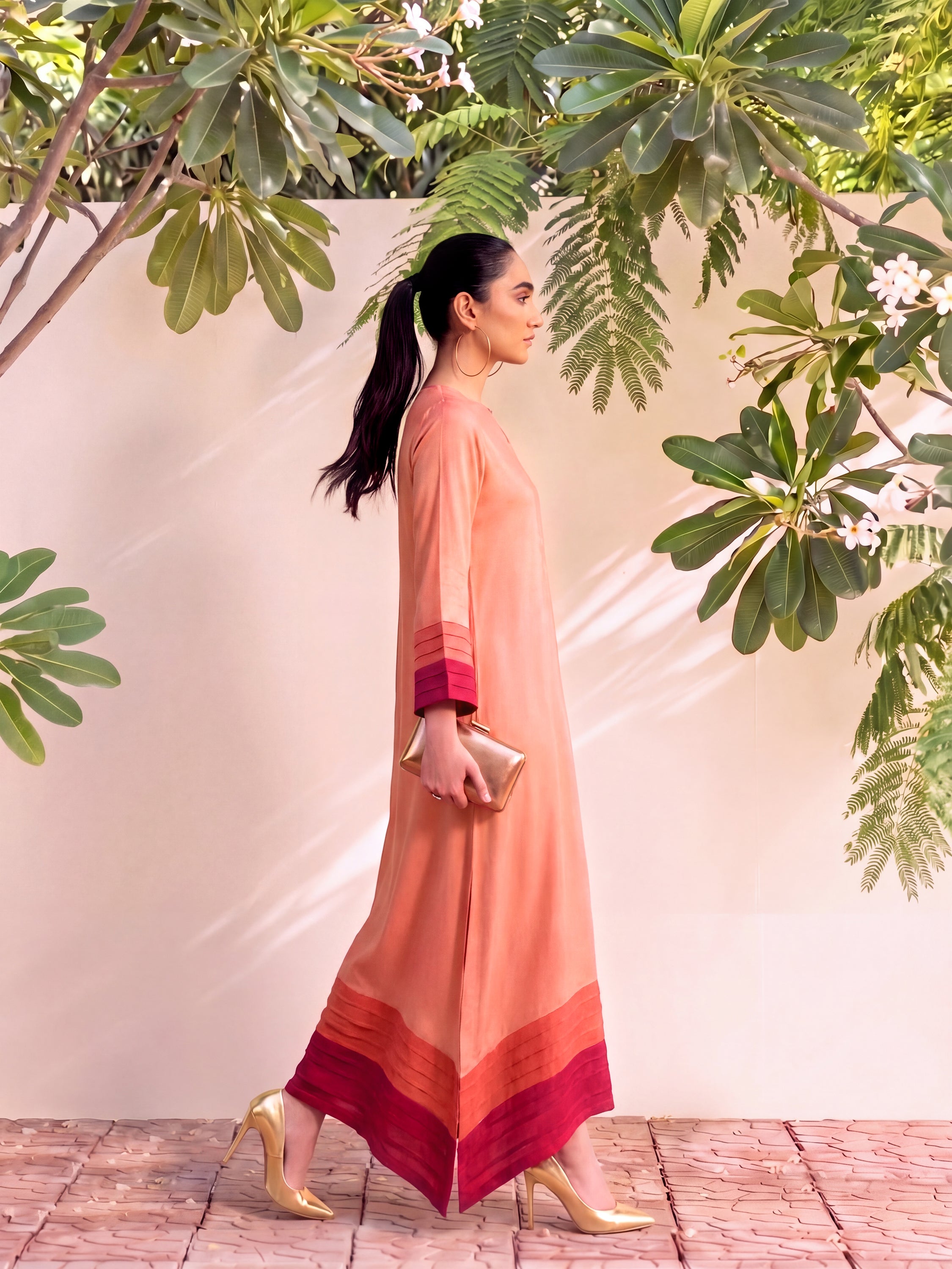 Sunset Sorbet - Kaftan Set