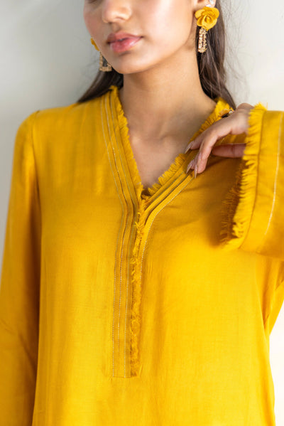NORA - YELLOW KURTA SET