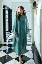 3 Piece Stitched Embroidered Suit - Ready To Wear