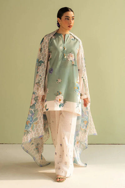 3 Piece Stitched Designer Suit - Ready To Wear