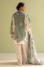 3 Piece Stitched Printed Lawn Suit - Ready To Wear