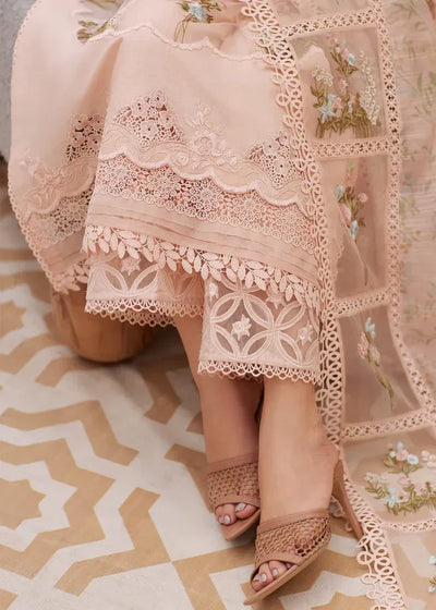 03-Piece Lawn Suit With Heavy Embroidery - Ready To Wear