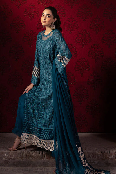 03-Piece Chiffon Suit With Embroidery | Ready To Wear